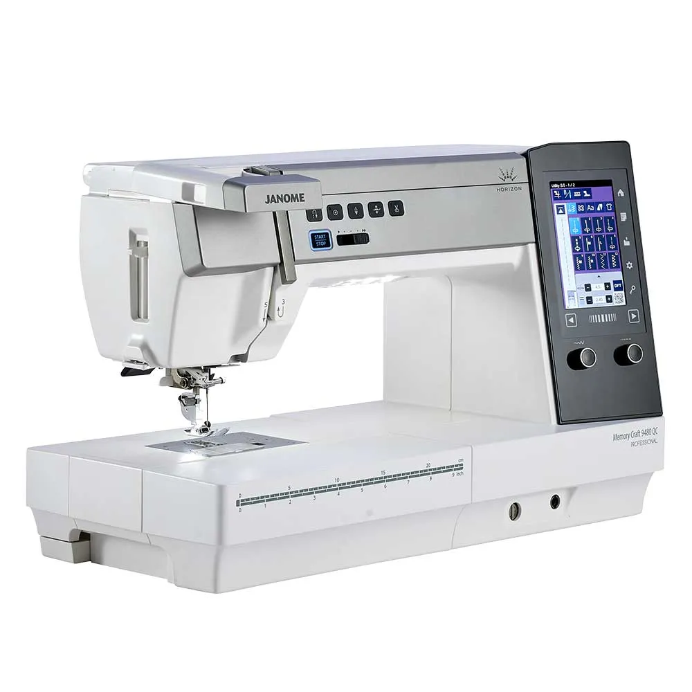 Janome Memory Craft 9480QCP Sewing Machine   Free Ruler work Set worth £87